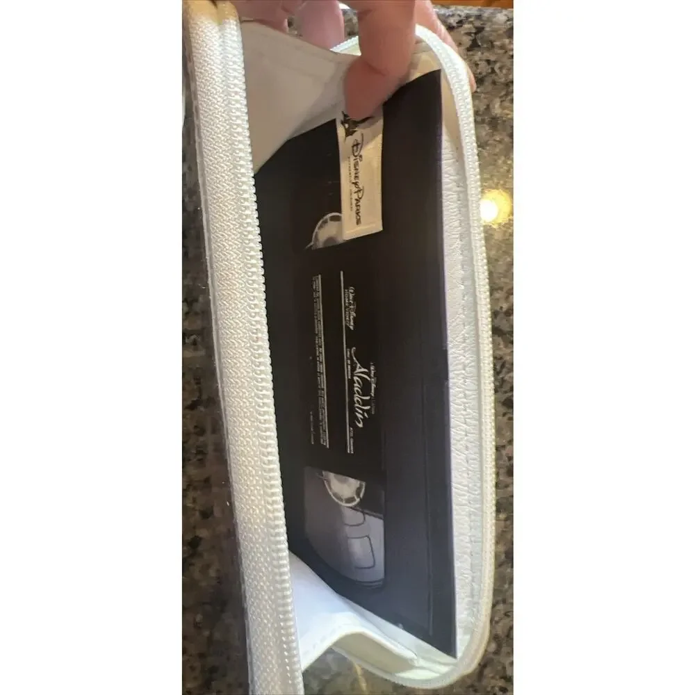 Disney Parks Aladdin VHS Black Diamond Case Wallet | Clutch
